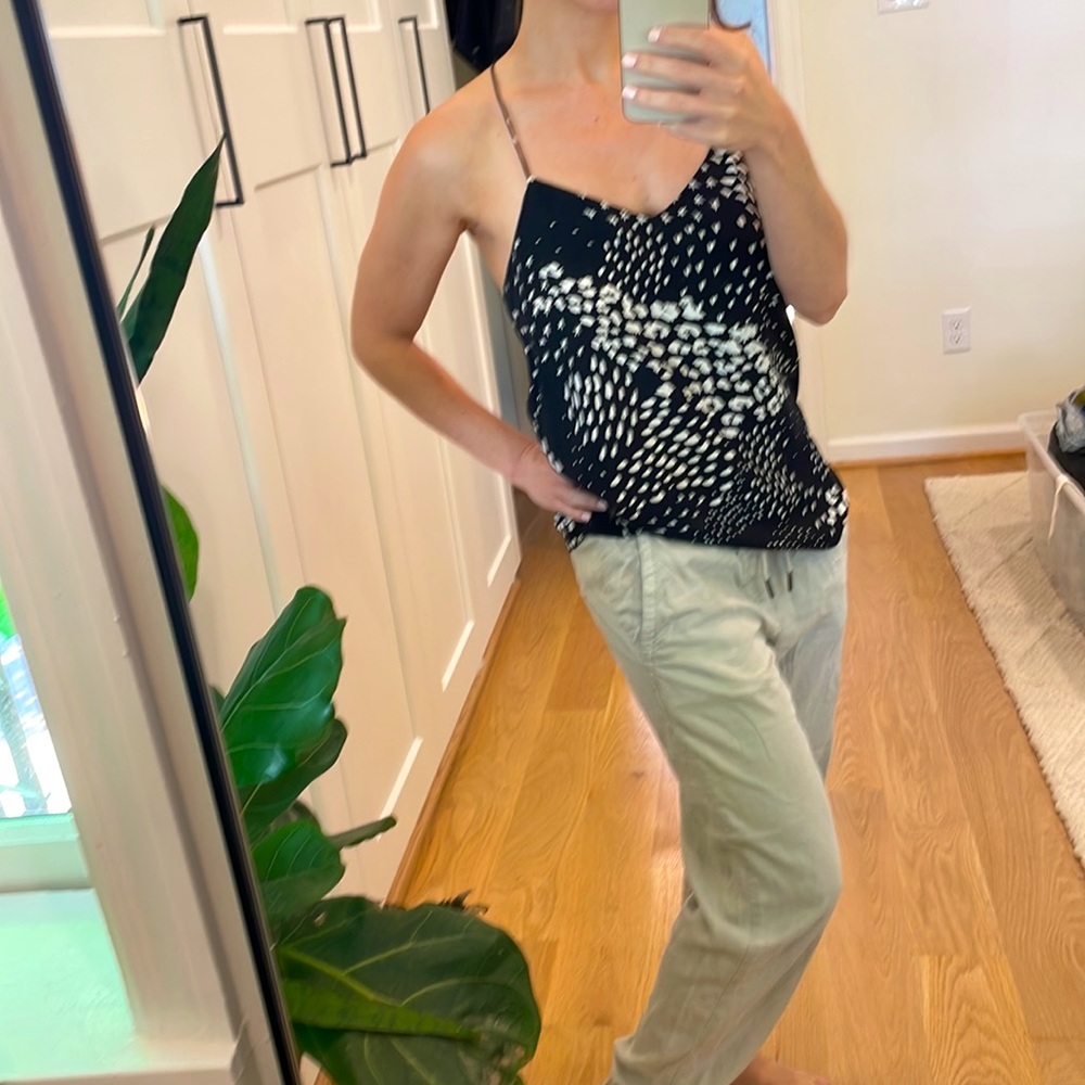 Tibi 100% silk sz 2 tank